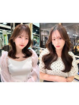 [AI顔診断]韓国カットで360°どこから見ても可愛い計算されたCutで小顔に[横浜/髪質改善/縮毛矯正/学割U24]