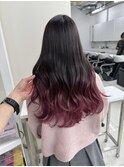 グラデーションカラーバレイヤージュインナーカラー ryota