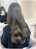 ダブルカラー外ハネボブインナーカラーハイライトケアブリーチ