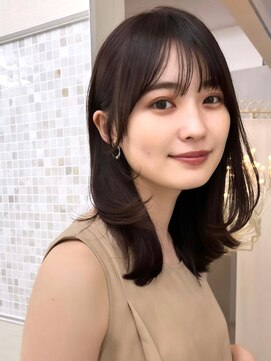 アンフィニー 銀座(ANFINI) レイヤーカット/前髪カット/くびれヘア/ウエットヘア/髪質改善