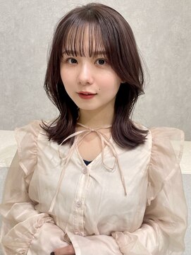 エジョン 八幡山店(Aejon) イメチ ェン/似合わせカット/フルバング/レッドブラウン/八幡山