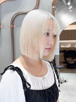 ロンド ブランシュ 錦糸町北口(Lond blanche) 前髪アンブレラカラーこなれミディイメチェンウェーブパーマ