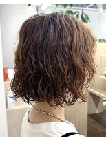 サロンドジョー(salon de joe) ボブパーマスパイラルパーマプードルパーマレディース奥東 巧真