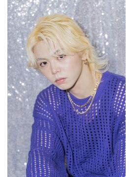 アジールヘア 所沢プロペ通り店(agir hair) センターパートダブルカラーケアブリーチニュアンスパーマ所沢