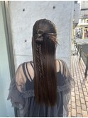 前からでも可愛く*カチモリハーフアップ!!