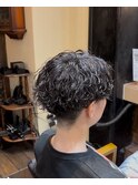 ニュアンス波巻きパーマ