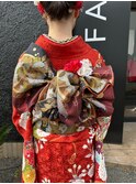 振袖着付け