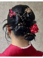 スタイル 横浜(STYLE)&nbsp;卒業式ヘア／ヘアセット/カチモリ/アレンジ/編みおろし