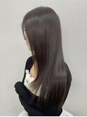 うる艶ストレート＋チョコレートカラー