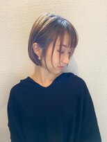 美容室カードル 新小岩店(Cadre)&nbsp;【大人】小顔ハンサム丸みショートボブ