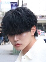 ステージ(STAGE)&nbsp;シャドウパーマ　ダウンパーマ　センターパート