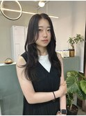 ［ロングレイヤー/顔周りレイヤー/ハッシュカット］