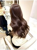 愛されヘアレイヤーカットブラウンブリーチ無し