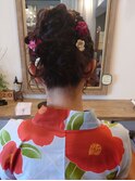 浴衣ヘア
