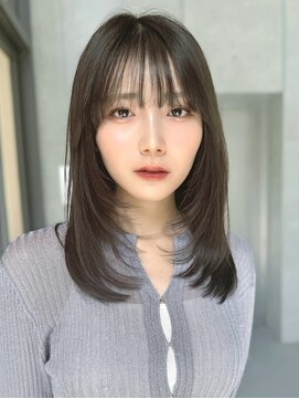 アマトウキョウ 表参道(AMA TOKYO) ２0代30代40代/レイヤーカット/大人韓国ヘア/顔まわりカット