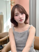 ロンドリゼル 札幌(Lond RiseL)&nbsp;◯ オリーブグレー/韓国/レイヤーカット/髪質改善/縮毛矯正/札幌