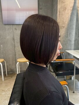 上品にまとまる美シルエットボブ×吉祥寺