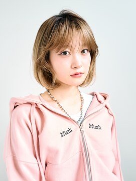 ロンドアンメゾン 原宿(Lond un Maison.) ボブ/ミックス巻き/外ハネ/レイヤーボブ/韓国ヘア0118