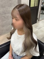 ルイス(L'wis)&nbsp;デザインカラー インナーカラー アッシュベージュ