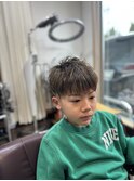 名古屋/守山区 キッズ×フェード×メッシュ大人顔負けの渋い男髪