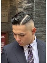 ヒロギンザ 京都本店(HIRO GINZA) サイドパート スキンフェード