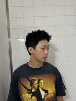 メゾンフォーメン(Maison for men)&nbsp;スパイキーショート　ピンパーマ