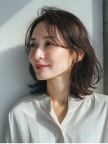 ハート 新子安店(HEART)&nbsp;新子安/ミルクティーブロンド/ダークブルー/デジタルパーマ