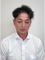 イロ メンズ 成田(iLo) 仕事できっちりきめたい方はショートパーマスタイル