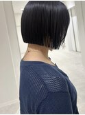 まとまるが変わる！髪質改善ストレート＋切りっぱなしボブ