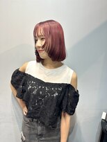 ワルム(warme)&nbsp;カシスレッド×デザインボブ