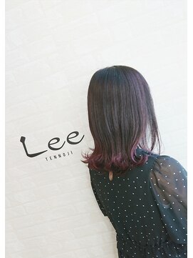 リー 天王寺(Lee) 【Lee天王寺】パープル×ボルドー