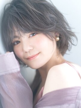 エミュ 表参道 青山(emu) 【emu井上】ショコラベージュカールショートボブルフ[20代30代]