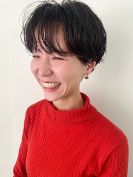 ガリカ 博多(Gallica) 【石河安奈】大人かわいい黒髪ショート/ナチュラルショート