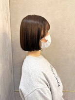 ルームバイシー 新宿(Loom. by Sea)&nbsp;韓国風前髪×ショコラアッシュ【新宿/ふんわりカール/髪質改善】