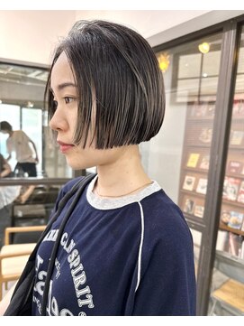 ナループロアオハナ(Nalu pu loa ohana) ミニボブ/切りっぱなしボブ/ぷつっとボブ/ボブ/ボブヘア