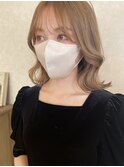 【髪質再生】くびれヨシンモリ×ミルクティーベージュ