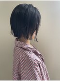 切りっぱなしボブ