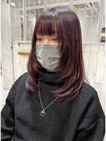 レイラバイアフロート 吉祥寺(Lila by afloat)&nbsp;レイヤーカット/ロングレイヤー/レッドブラウン