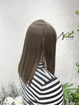 ニカ ボーテ(Nika beaute)&nbsp;透明感グレージュ☆縮毛矯正×TOKIO【髪質改善】