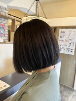 ヘアスペースブルーム エボリューション 庄内店(HAIR SPACE BLOOM evolution)&nbsp;【庄内店/カット】丸みボブ/ぱっつんボブ/10代 20代