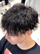 クアトログランシュ ひたちなか店(QUATRO×GranCieux)&nbsp;ツイスト×強めスパイラルパーマ【ひたちなか/メンズパーマ】