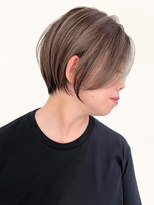 ネイロ バイ ジルブラン 葛西(NeiRo by JIL BLAN)&nbsp;ハイライト白髪ぼかしダブルカラーインナーカラーショートボブ