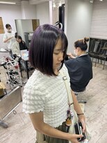 アジールヘア 所沢プロペ通り店(agir hair)&nbsp;アンブレラカラー前髪イメチェンケアブリーチこなれミディ所沢