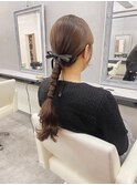 博多ヘアセット編み下ろし