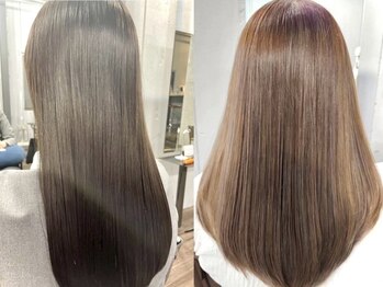 テラ(terra)の写真/【四条烏丸駅チカ】お客様の髪質や状態に合わせて20種類の薬剤から調合◇思わず触れたくなるような艶髪に♪