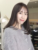 シーテ(Ciete)&nbsp;マロンベージュレイヤーくすみグレージュ韓国巻き前髪20代30代