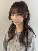 韓国ロングレイヤー/韓国ハッシュカット/韓国ロングウルフ/韓国