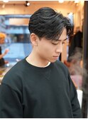 薬院 メンズショート スパイキーショート ピンパーマ