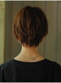 ワイドバングショート20代/30代/40代/庭瀬