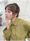 簡単スタイリング伸ばしかけヘア小顔ヘアヘアセット
